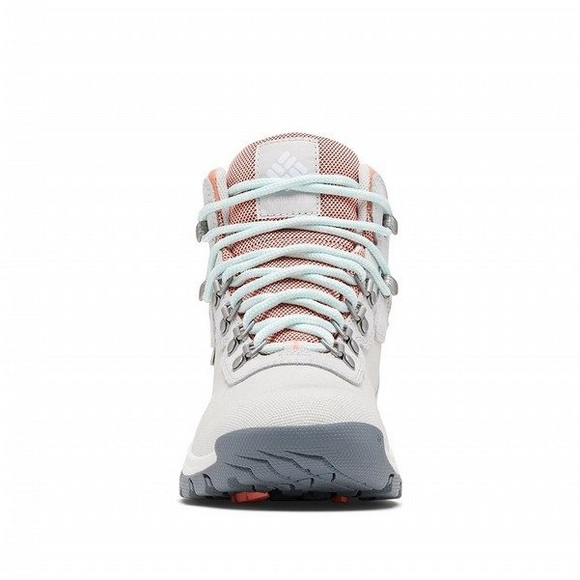 Columbia Women’s Newton Ridge Waterproof Hiking Boots Nimbus Grey / Coral Glow - Picture 5 of 11